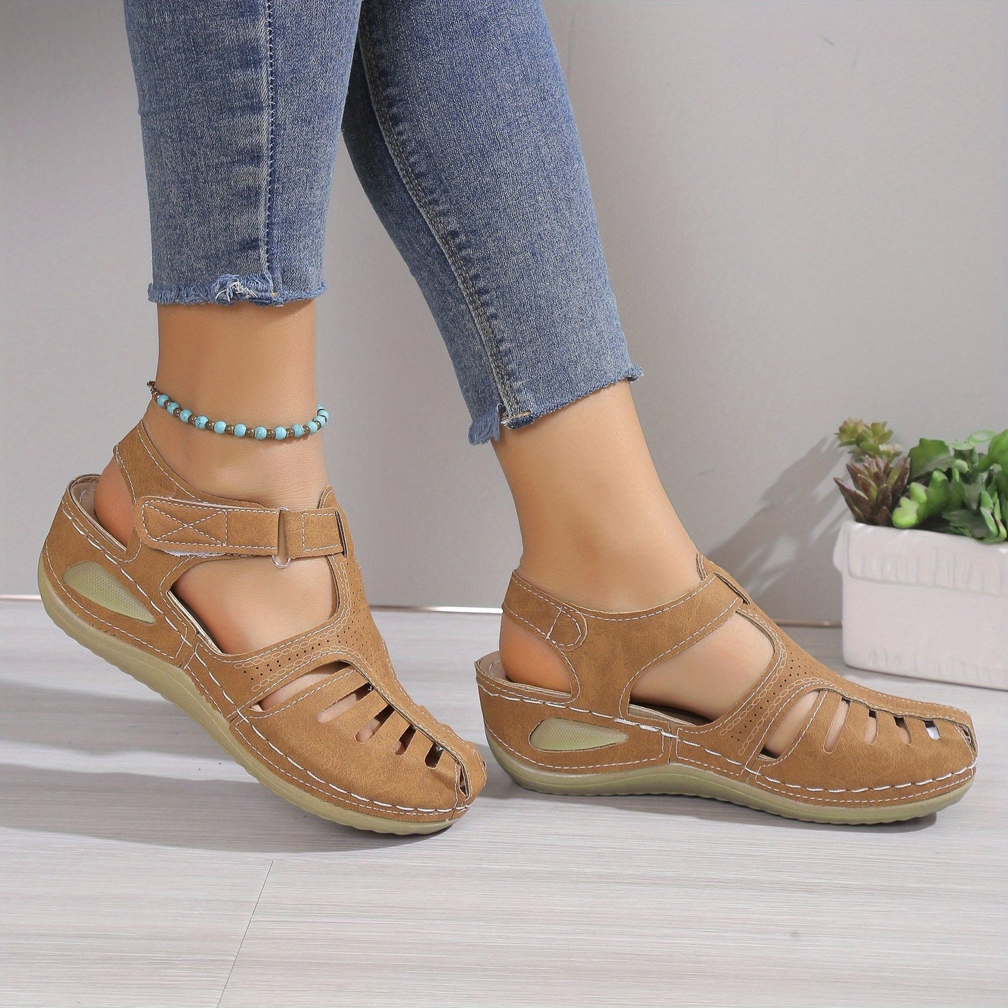 Leni – Sandali Comfort con Rialzo Delicato