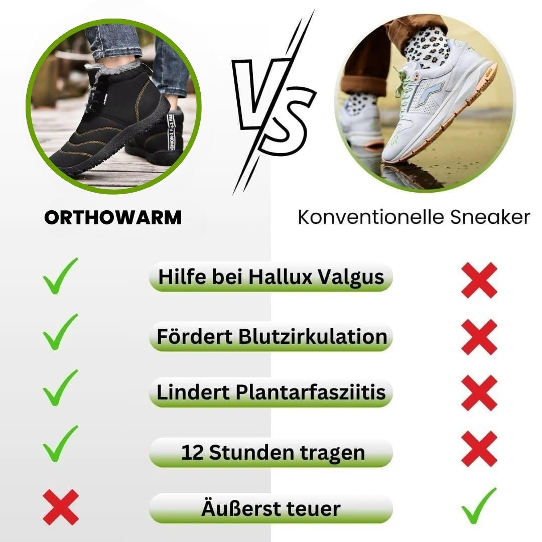 OrthoWarm Scarpe Barefoot Invernali Ortopediche