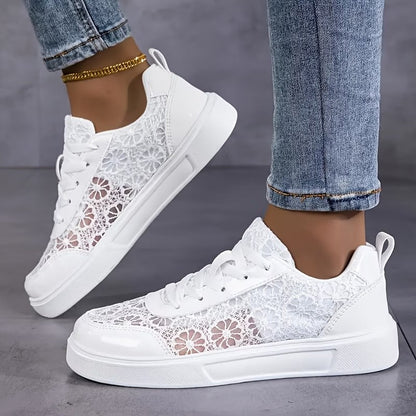 Pizzo Scarpe Floreali Comfort Traspiranti