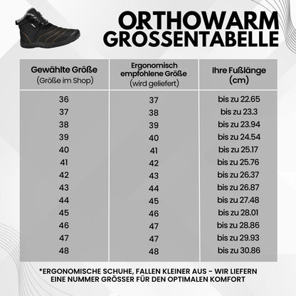 OrthoWarm Scarpe Barefoot Invernali Ortopediche