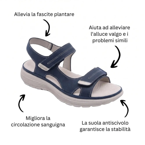 .Soline Sandali Ortopedici Antiscivolo